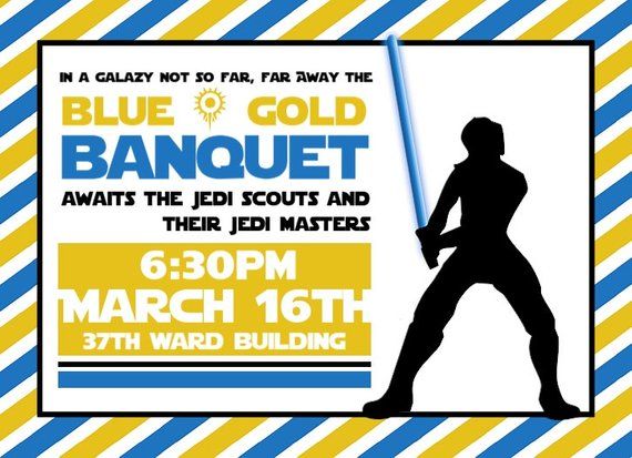 cub scouts blue and gold banquet invitations star wars theme banquet invitations