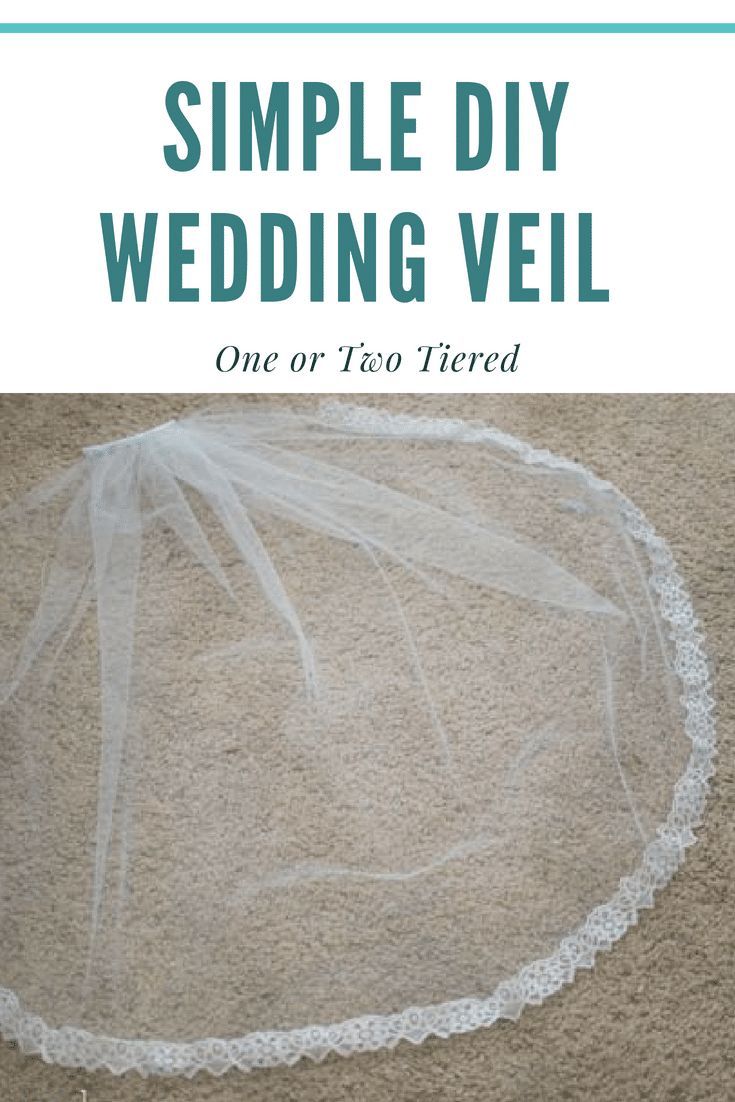 Wedding veils are very expensive to buy but are actually inexpensive and EASY to make. Here is a simple DIY Wedding veil tutorial with lace. Follow this tutorial to make a gorgeous veil that rivals any veil in the bridal shop without the expensive price tag! #clarkscondensed #bridalveil #diyweddingveil #diywedding #weddingonabudget #diybride #diyveil