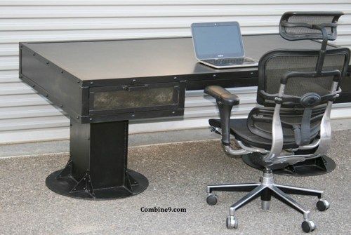 modern industrial desk slab vintage industrial desk with drawers steel beams custom sizes modern industrial desk slab vintage industrial desk with drawers steel beams custom sizes
