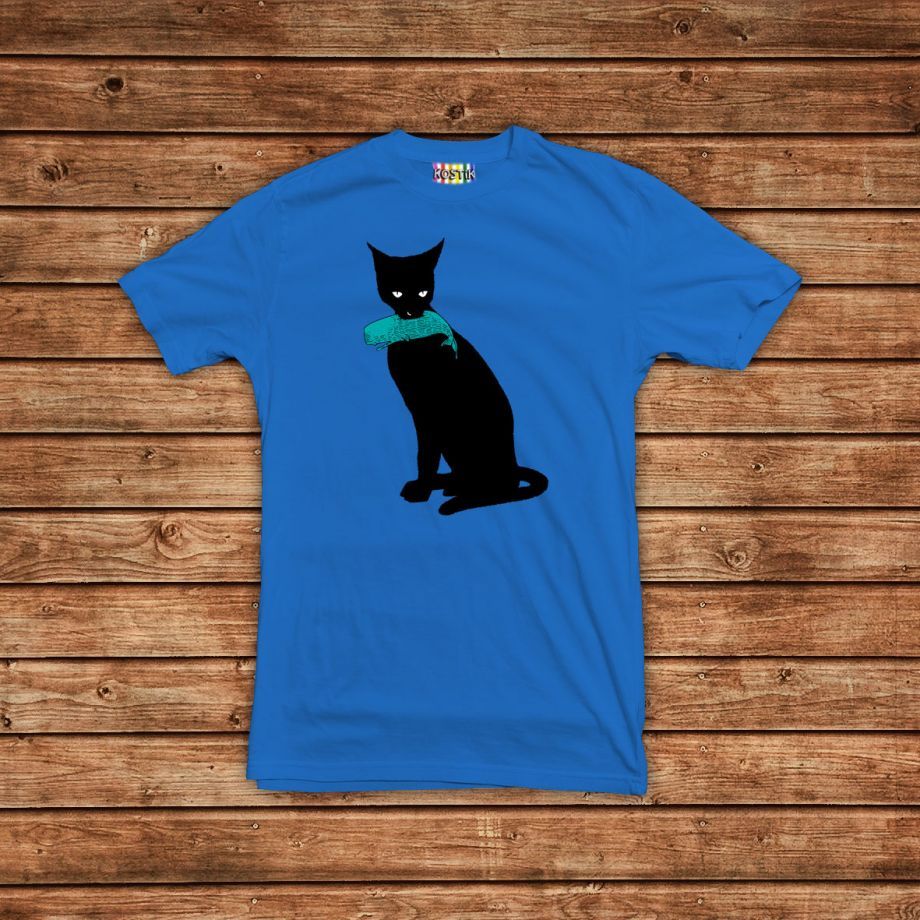 Kara kedi T-shirt - Üst 164161 | zet.com Mens Graphic, Mens Tops, T Shirt, Fashion, Supreme T Shirt, Moda, Tee Shirt, Fashion Styles, Fashion Illustrations