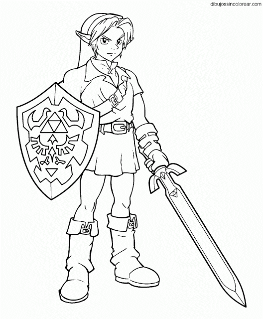 1000 Zelda Dibujos Para Colorear Mejores Paginas Para Colorear