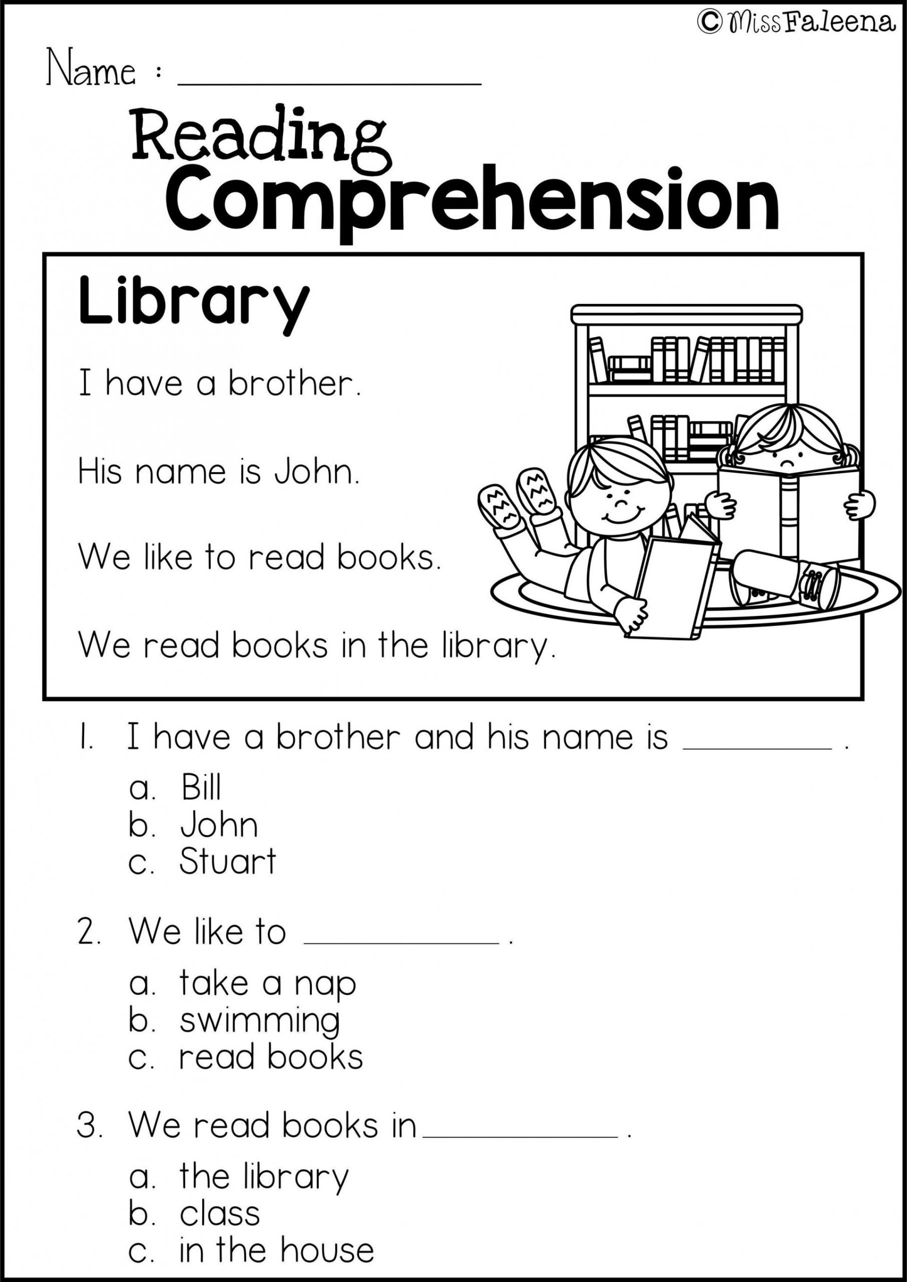 4 Free Math Worksheets First Grade 1 Subtraction Subtract 2 Digit N Reading Comprehension