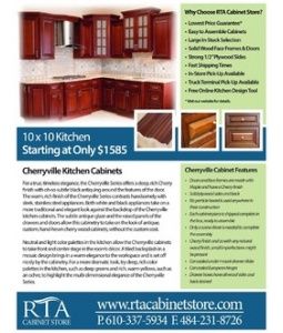 Cherryville Kitchen Cabinets Brochure | Kitchen cabinets, Rta kitchen ...