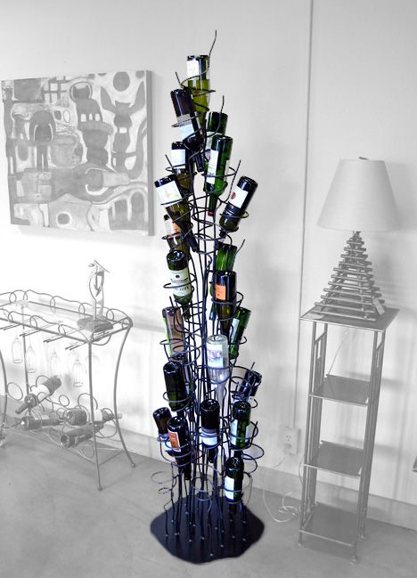 Wine tree by Kendall LeCompte Wine Tree, Wine Rack Design, Vides, Wine Enthusiast, Yanko Design, Wine Storage, Storage Ideas, Favorite Wine, Wine Cellar
