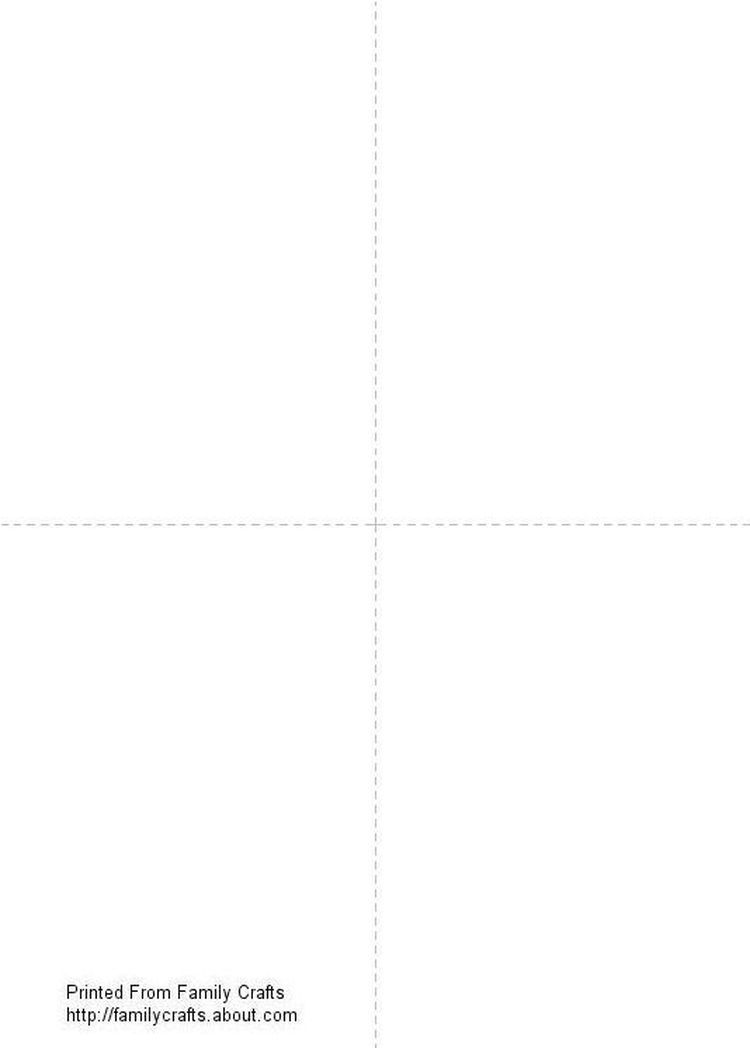 Make Your Own Greeting Cards with This Free Printable Template | Free