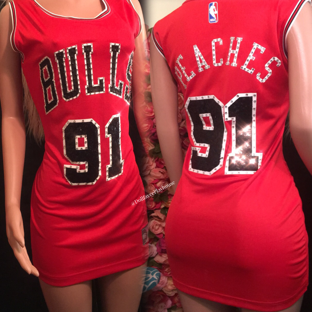 Jordan Bulls Nba Jersey Dress Dollfayce Playhouse Nba Jersey Dress Jersey Dress Jersey