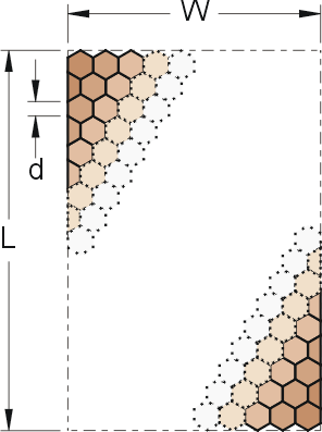 Hexie Quilt Calculator Need Size Of You Are Using Length ONE EDGE And The Approximate Dimensions Want To Be