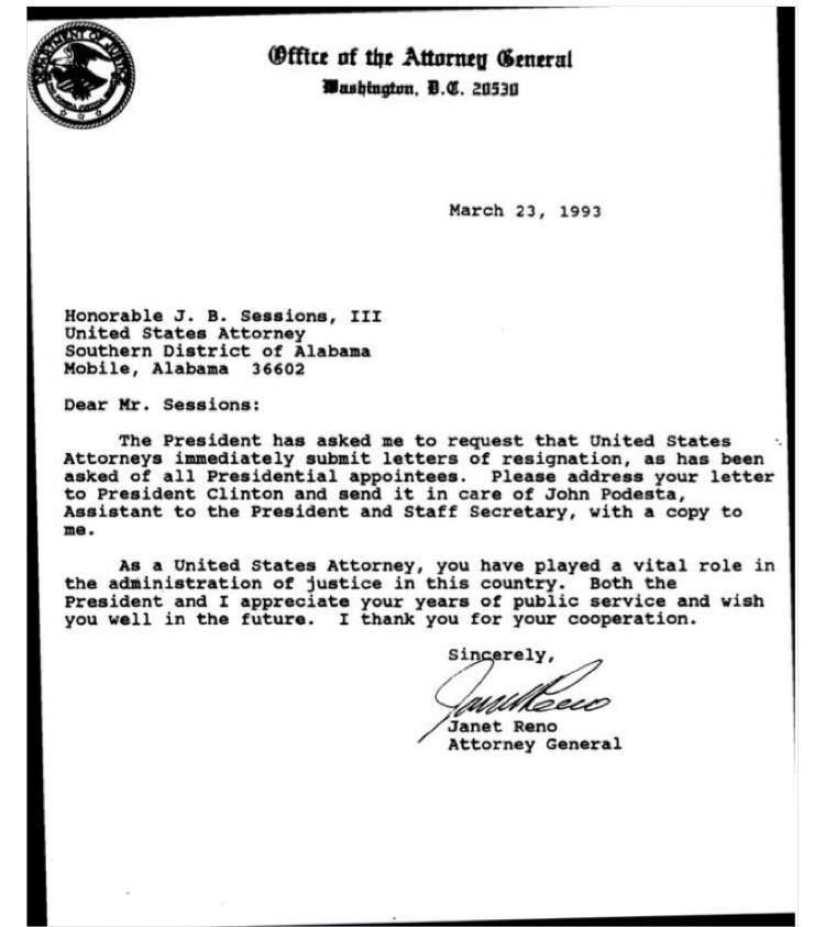 attorney general cover letters