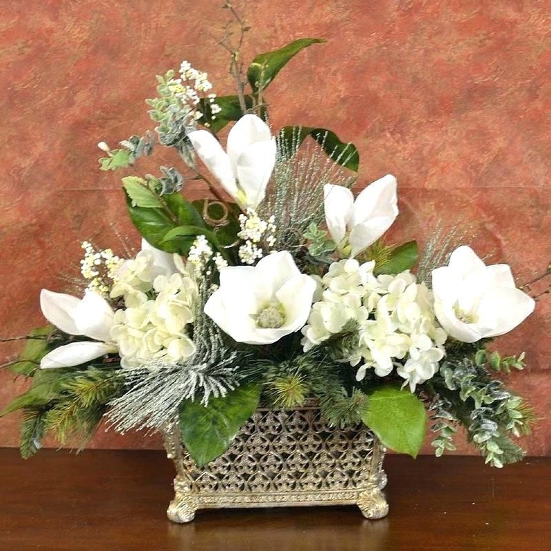 Image result for magnolia flower arrangement | Flower centerpieces