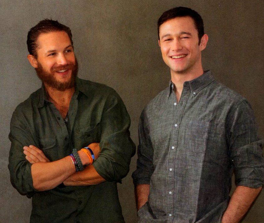 Tom Hardy And Joseph Gordon Levitt Joseph Gordon Levitt Tom Hardy Celebs Celebrities Young