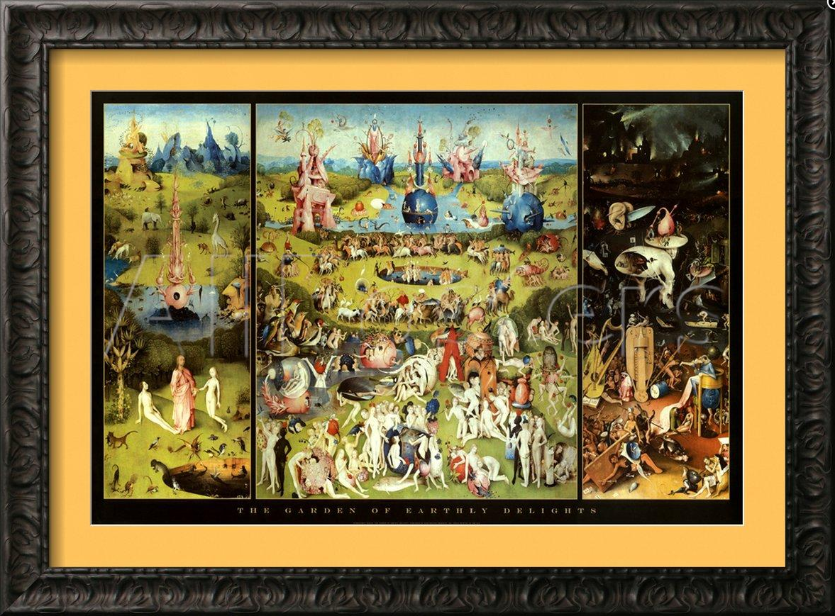 Bosch The Garden Of Earthly Delights If You Zoom Up On Painting You Can See That Garden Of Earthly Delights Hieronymus Bosch Hieronymus Bosch Paintings