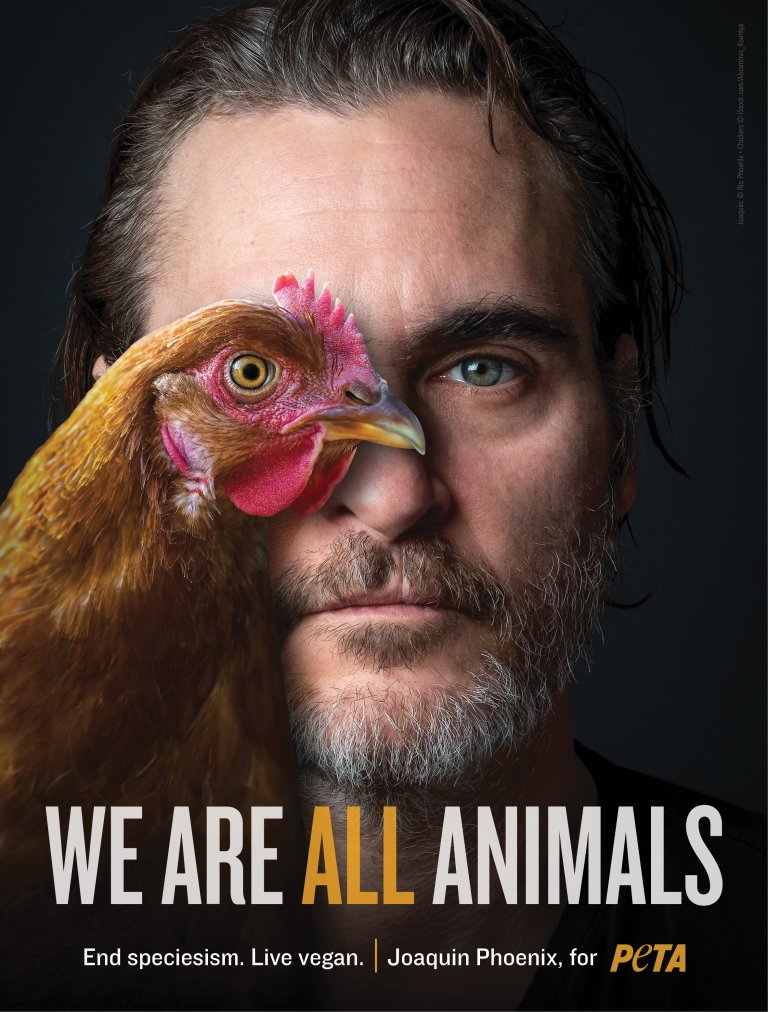 'Joker' Star Joaquin Phoenix Joins PETA to 'End Speciesism'