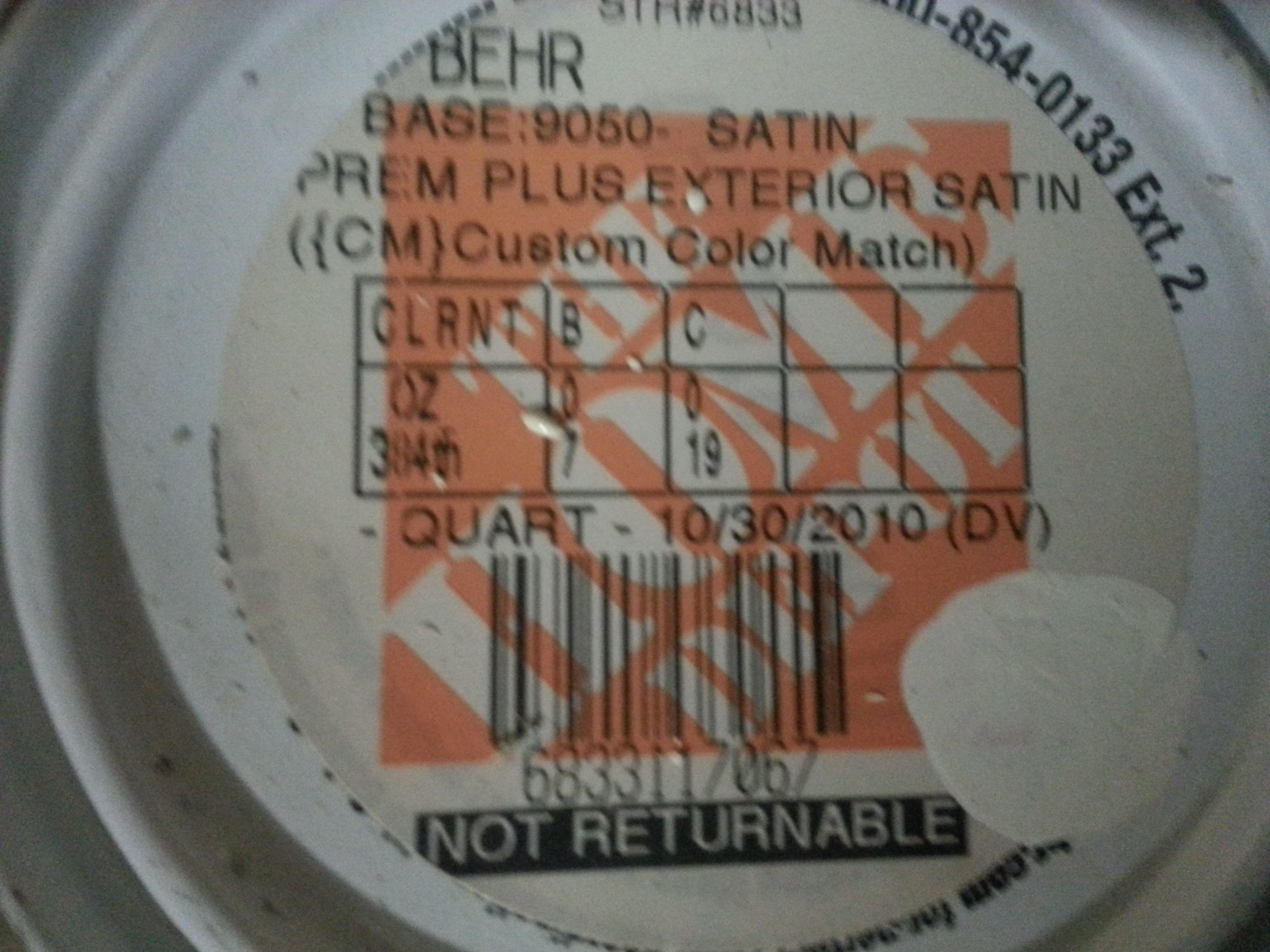 Behr Custom Color Match 2 Exterior Satin Paint Pinterest Behr Custom Color Match 2 Exterior Satin