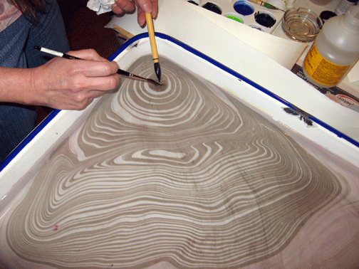 Diy Suminagashi Painting On Water Floating Ink Marbling Youtube Suminagashi Fabric Painting Ebru Art