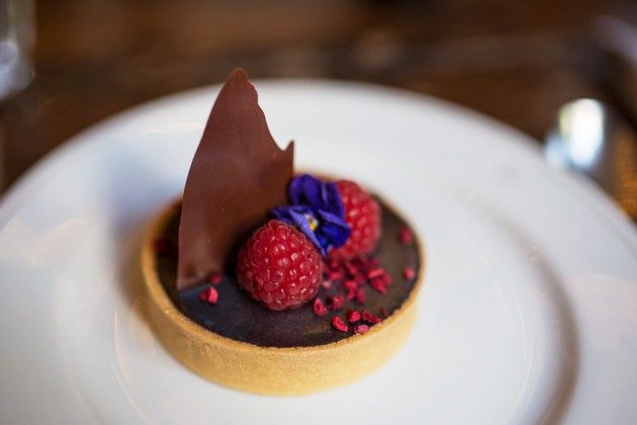 Manjari Chocolate Tart At Holborn Dining Room London The Manjari Chocolate Tart At Holborn Dining Room London The