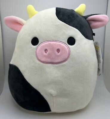 NWT Squishmallows Connor Cow 8" White & Black Kellytoy Plush 2021 HTF NEW | eBay Big Stuffed Animal, Cute Stuffed Animals, Birthday Wishlist, Birthday List, Stuffies, Plushies, Christmas Birthday, Christmas Gifts, Cute Squishies