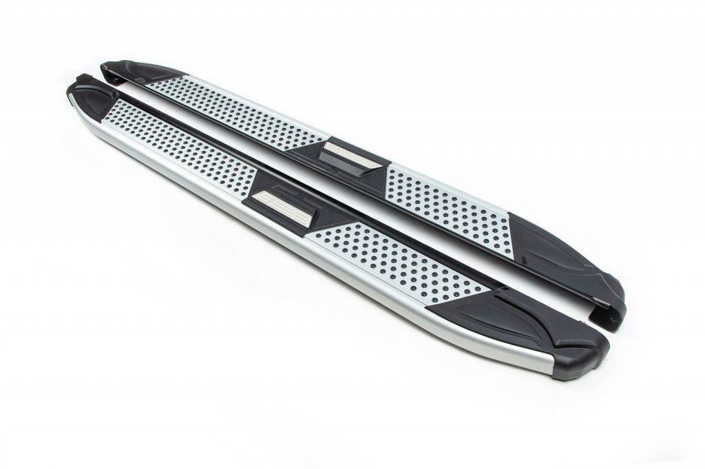 Volkswagen T5 Transporter 2003-2010 гг. Боковые пороги Mevsim Grey (2 шт., алюминий) Длинная база Volkswagen T5, Hair Straightener