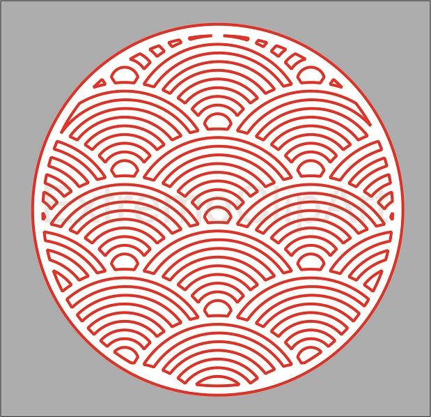 Download Coasters Stencil Cutout Template DXF SVG Decorative ...