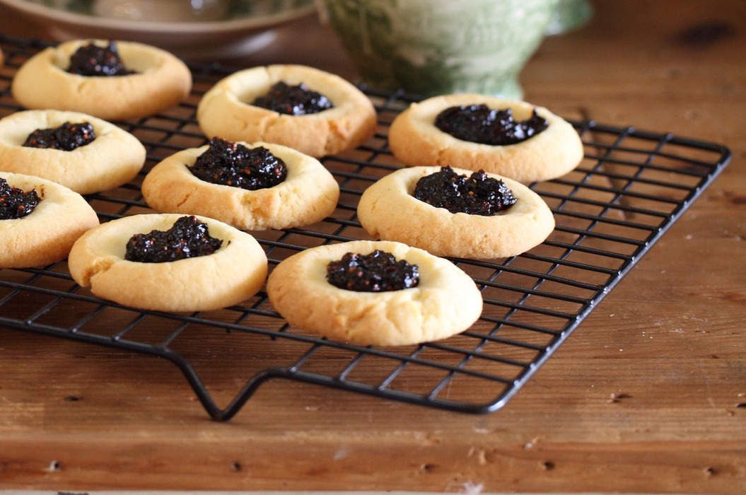 Jam Drop Biscuits With Burnt Fig Jam Recipe Maggie Beer Fig Jam jam-drop-biscuits-with-burnt-fig-jam-recipe-maggie-beer-fig-jam