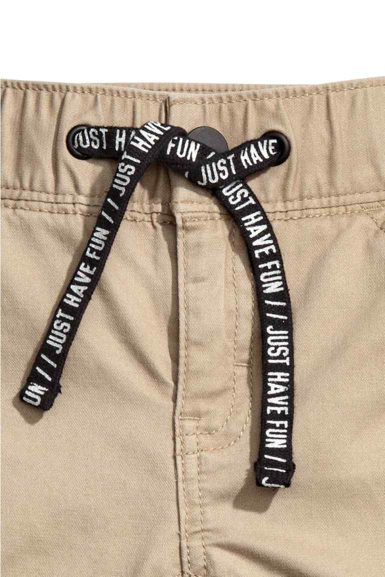 twill joggers h&m