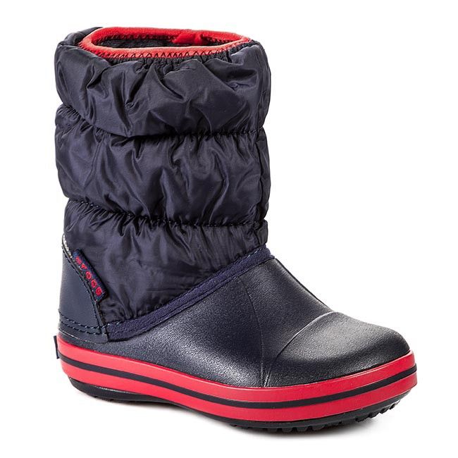 Snehule Crocs Winter Puff 14613 Navy Red Snehule Kotnikove A Jine Chlapec Detske Kids Boots Boots Crocs