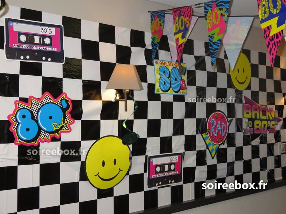 Decor Annees 80 Damier 9 10 M X 2 40 M 80s Theme Party 80s Party Decorations 90s Theme Party Decor Annees 80 Damier 9 10 M X 2 40 M 80s Theme Party 80s Party Decorations 90s Theme Party