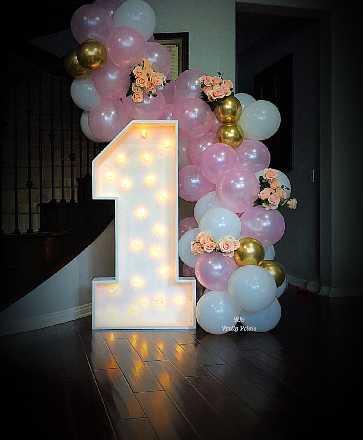 4 ft Lighted Marquee number rentals . Birthday Lights, 1st Birthday