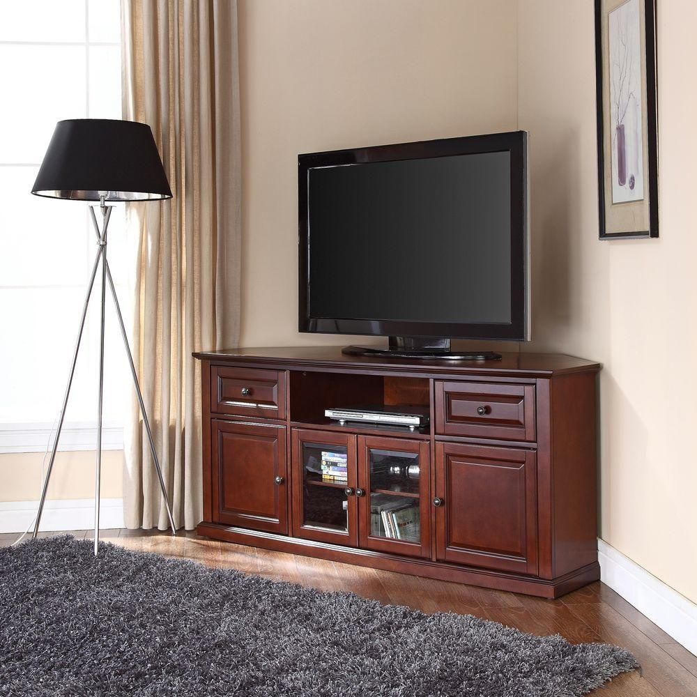Thomasville Entertainment Center In Burled Mahogany Stain