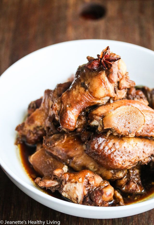 Slow Cooker Chinese Soy Sauce Wings - Authentic chinese chicken recipes #authentic #chinese #chicken #recipes Slow Cooker Chinese Soy Sauce Wings