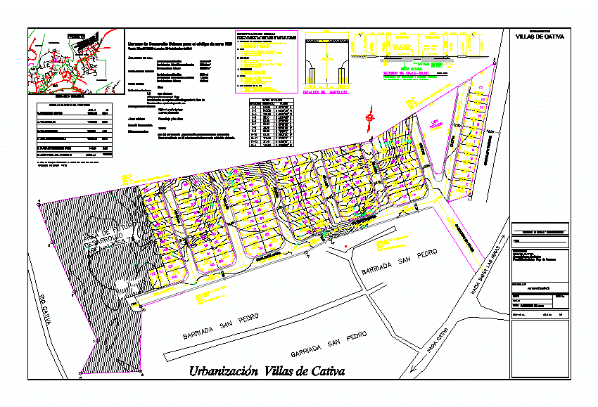 Urbanization Or Complete Parcelacion DWG Section for AutoCAD Health System, Autocad, Completed, Map, How To Plan, City, Design, Location Map