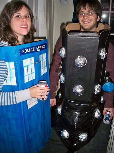 Best His And Hers Halloween Costumes - DIY Hallowe'en: His and Hers Tardis and Dalek | Halloween diy, Best Best His And Hers Halloween Costumes - DIY Hallowe'en: His and Hers Tardis and Dalek | Halloween diy, Best