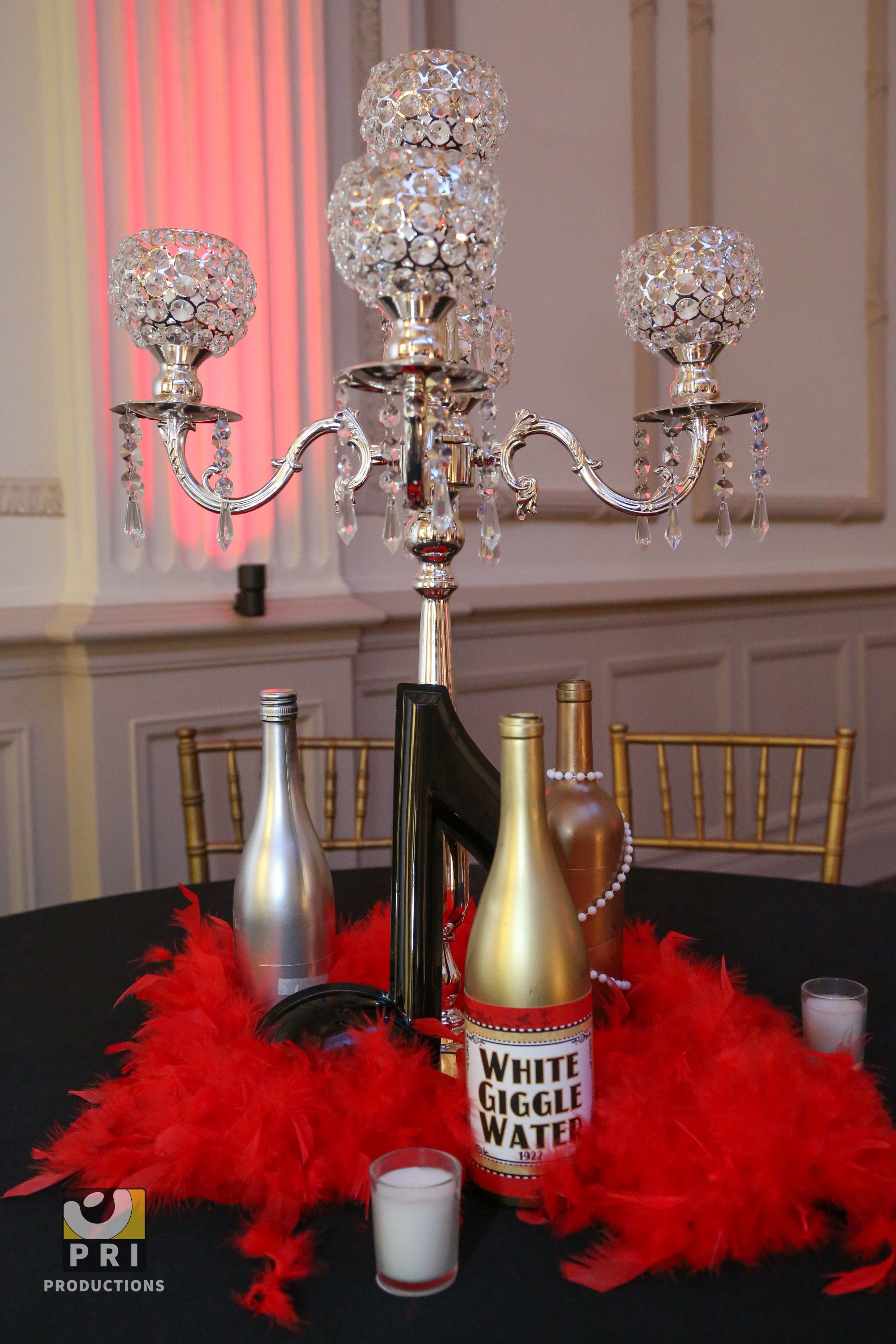 Beautiful Centerpiece For A Speakeasy Themed Dinner Party The Roaring beautiful-centerpiece-for-a-speakeasy-themed-dinner-party-the-roaring