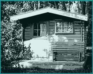 Gartenhaus Alu Anthrazit