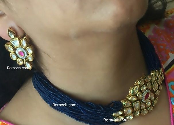 Material: Brass, Vilandi Kundan Color: Gold Plating : Micro gold plated Delivery time: 7 to 14 days Each Piece Is Beautifully Designed And Crafted By Artisians From All Over India. Color, shades, texture displayed may slightly vary from the actual product due to digital image limitations. We request you to consider these minor variations. Please expect the possibility of some slight imperfections when buying hand made jewelry. If you have any questions, please contact us. CARE: Keep jewelr Keep Jewelry, Hand Made Jewelry, Jewelry Making, Crochet Necklace, Beaded Necklace, Kundan, Blue Beads, Color Shades, Gold Plating