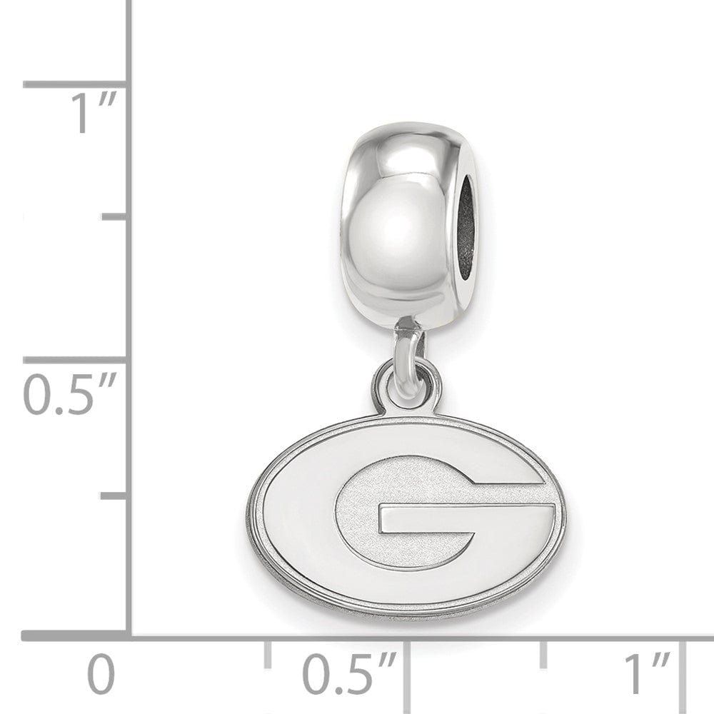 Lex & Lu LogoArt Sterling Silver w/GP University of Iowa XS Dangle Bead Charm Lex & Lu LogoArt Sterling Silver w/GP University of Iowa XS Dangle Bead Charm