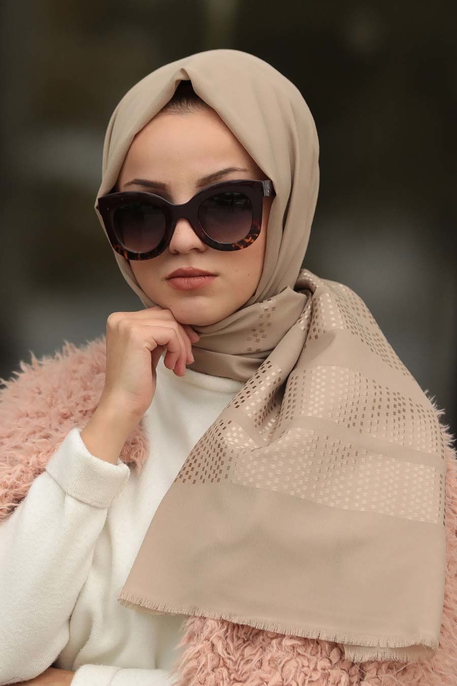 Neva Style Desenli Vizon Sal 7505v Tesetturisland Com Sal Nevada Esarp