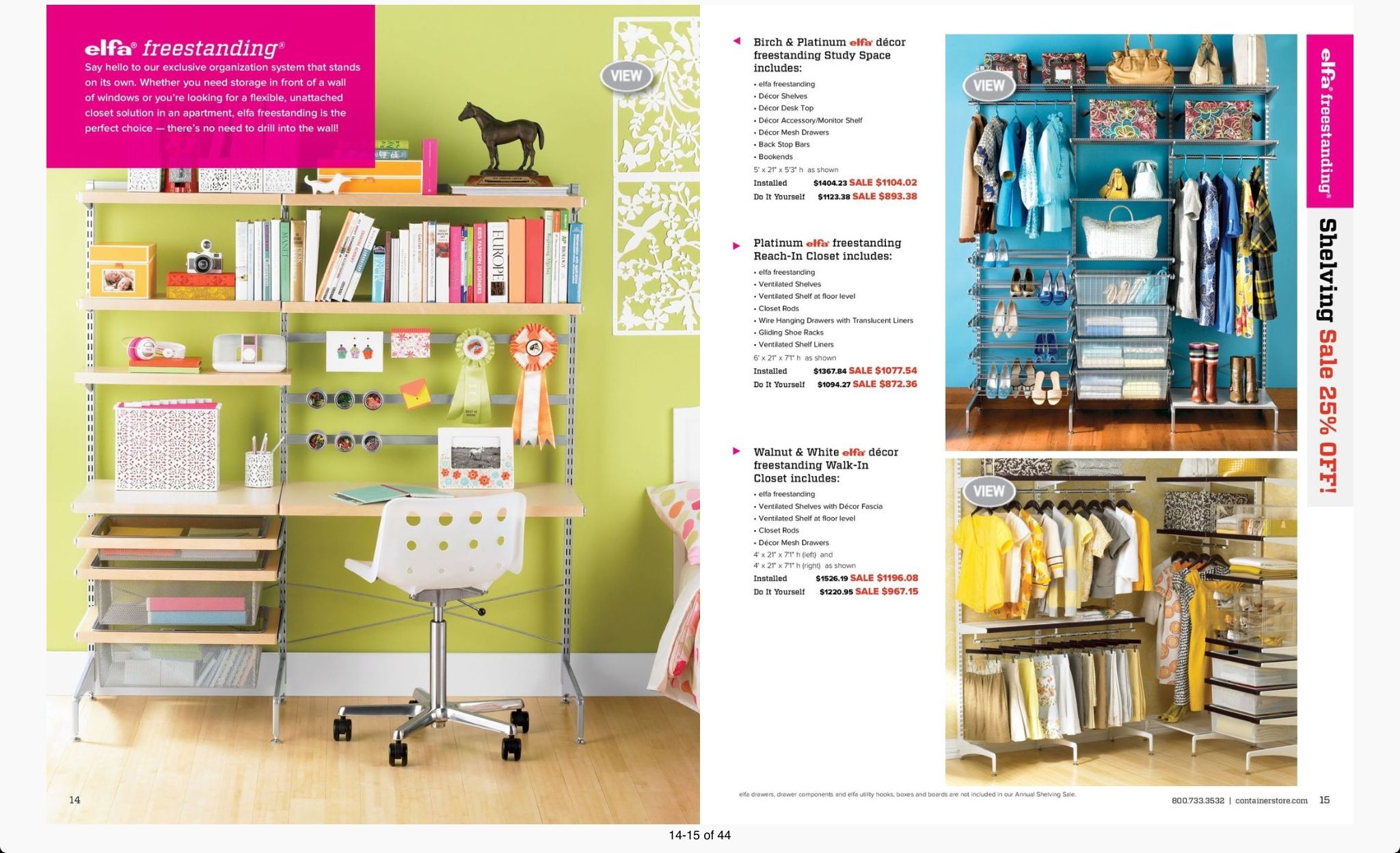 Elfa storage system ---container store | Home organization, Container