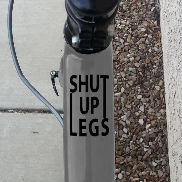 2x Shut Up Legs Vinyl Sticker Decal Mountain Bike mtb Jens Voigt road 2x Shut Up Legs Vinyl Sticker Decal Mountain Bike mtb Jens Voigt road