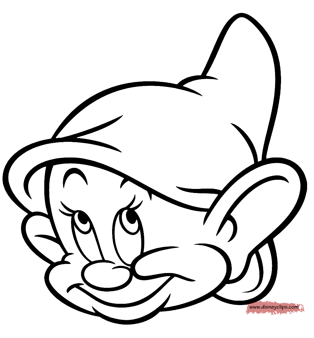 Grumpy the dwarf coloring pages download and print for free Coloriage