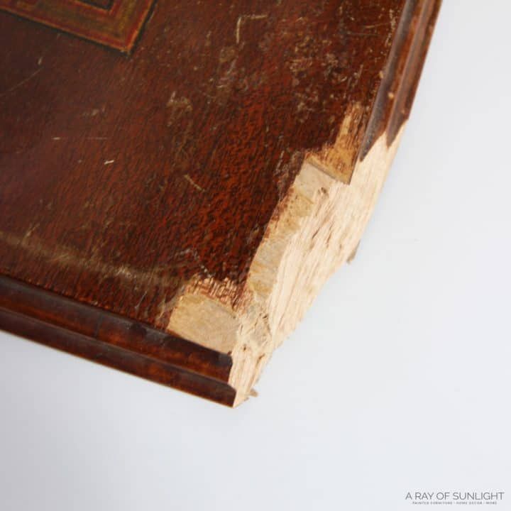 How to Fix a Chipped Wood Corner Diy furniture repair, Wood repair