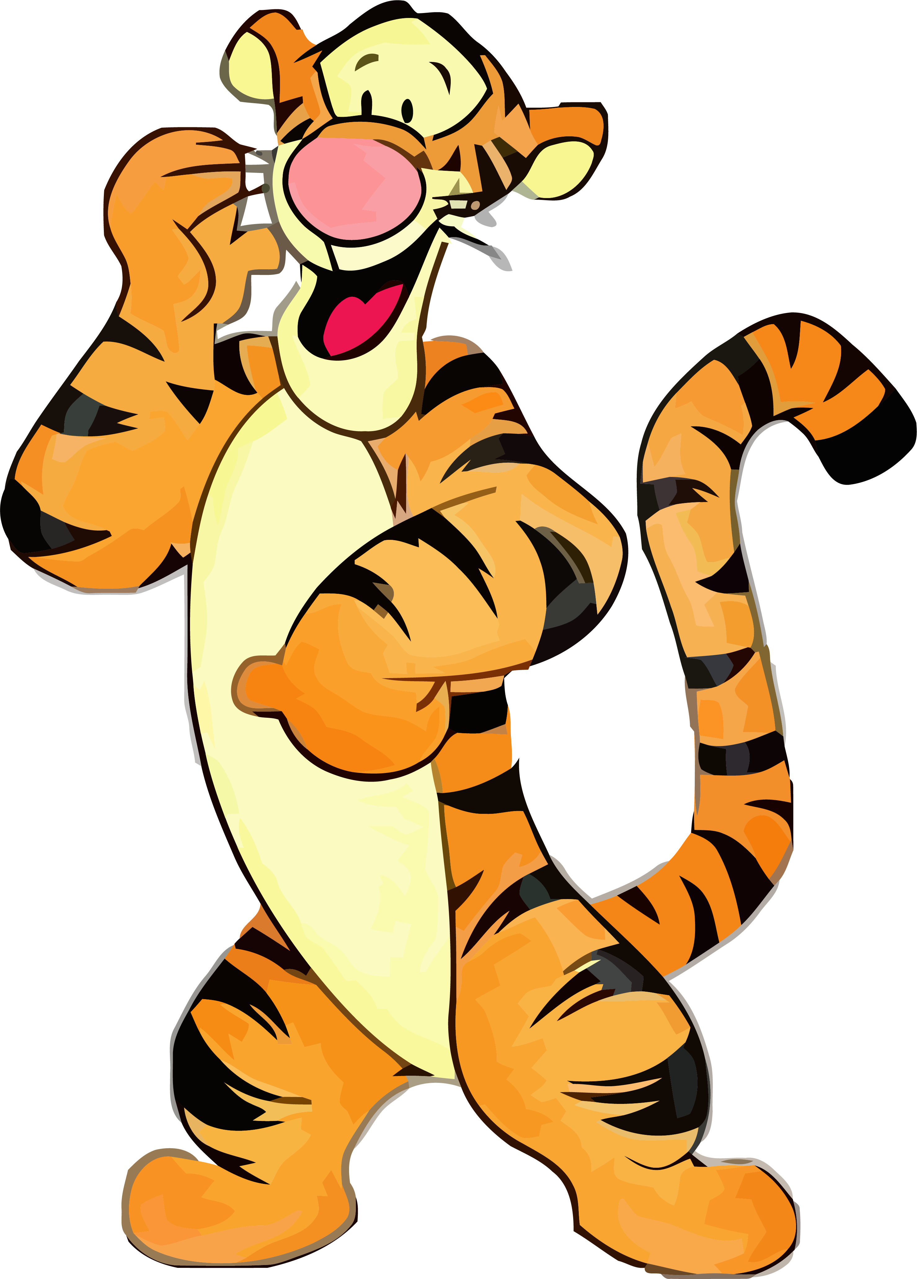 View full size Tiiger Clipart Wild Tiger - Tigger Clipart Png