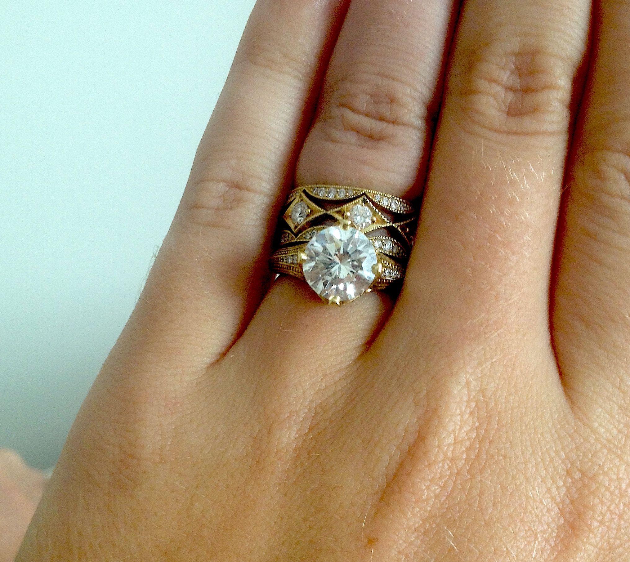 Unique Combinations Show Off Your One Of A Kind Ring Sets Unique Combinations Show Off Your One Of A Kind Ring Sets Weddingbee