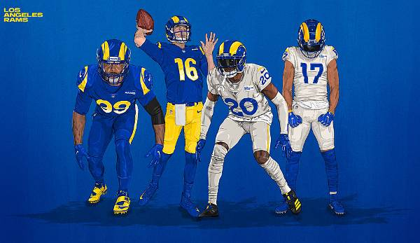 Die Los Angeles Rams Haben Nachgezogen Auch Bei Den Rams Tragt Man 2020 Neue Trikots Es Gibt Da Los Angeles Rams Uniforms Los Angeles Rams National Football