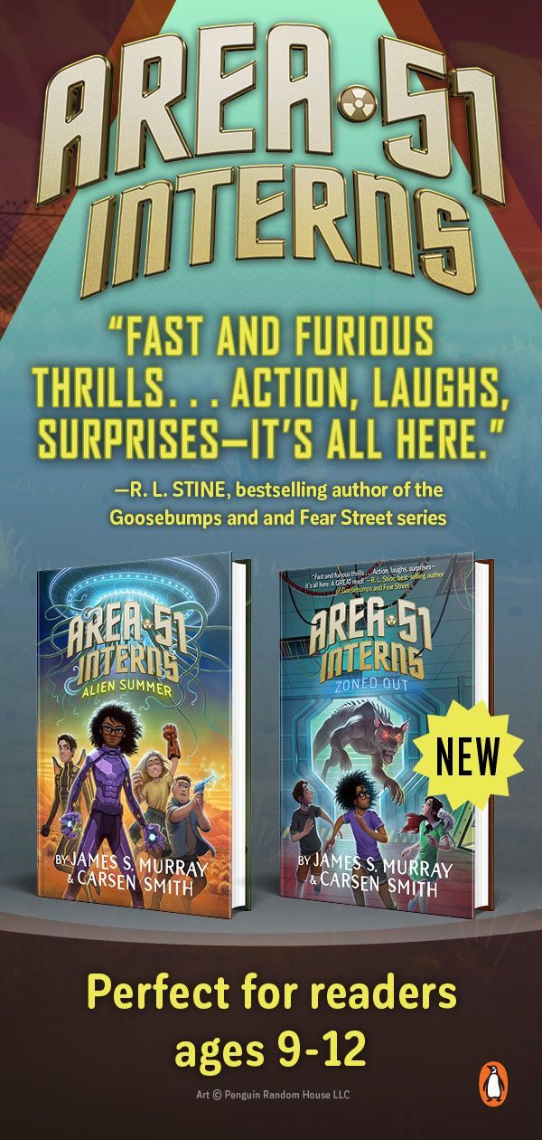From the mind of Murr from the Impractical Jokers comes the second book in the hilarious and action-packed series about a world of bizarre creatures, wacky gadgets, and four kid interns at the most interesting place on Earth: Area 51! Bedtime Reading, Impractical Jokers, Four Kids, Area 51, Penguin Random House, Changeling, Goosebumps, Fast And Furious, Read Aloud
