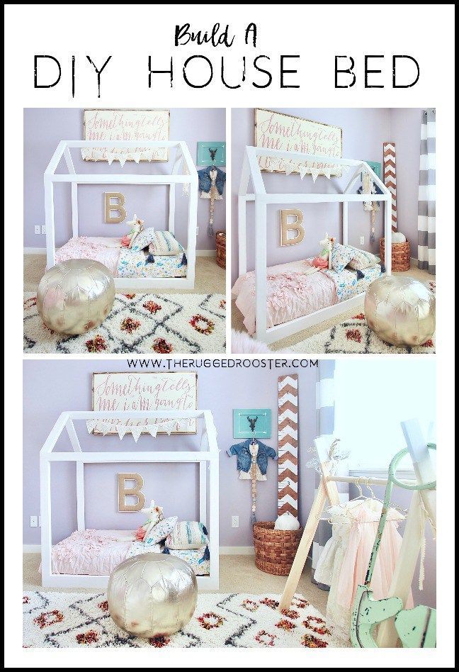 build a diy toddler house bed from scratch super easy takes under