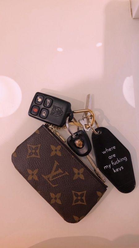 Louis Vuitton life✨ in 2023  Car keychain ideas, Car keychain