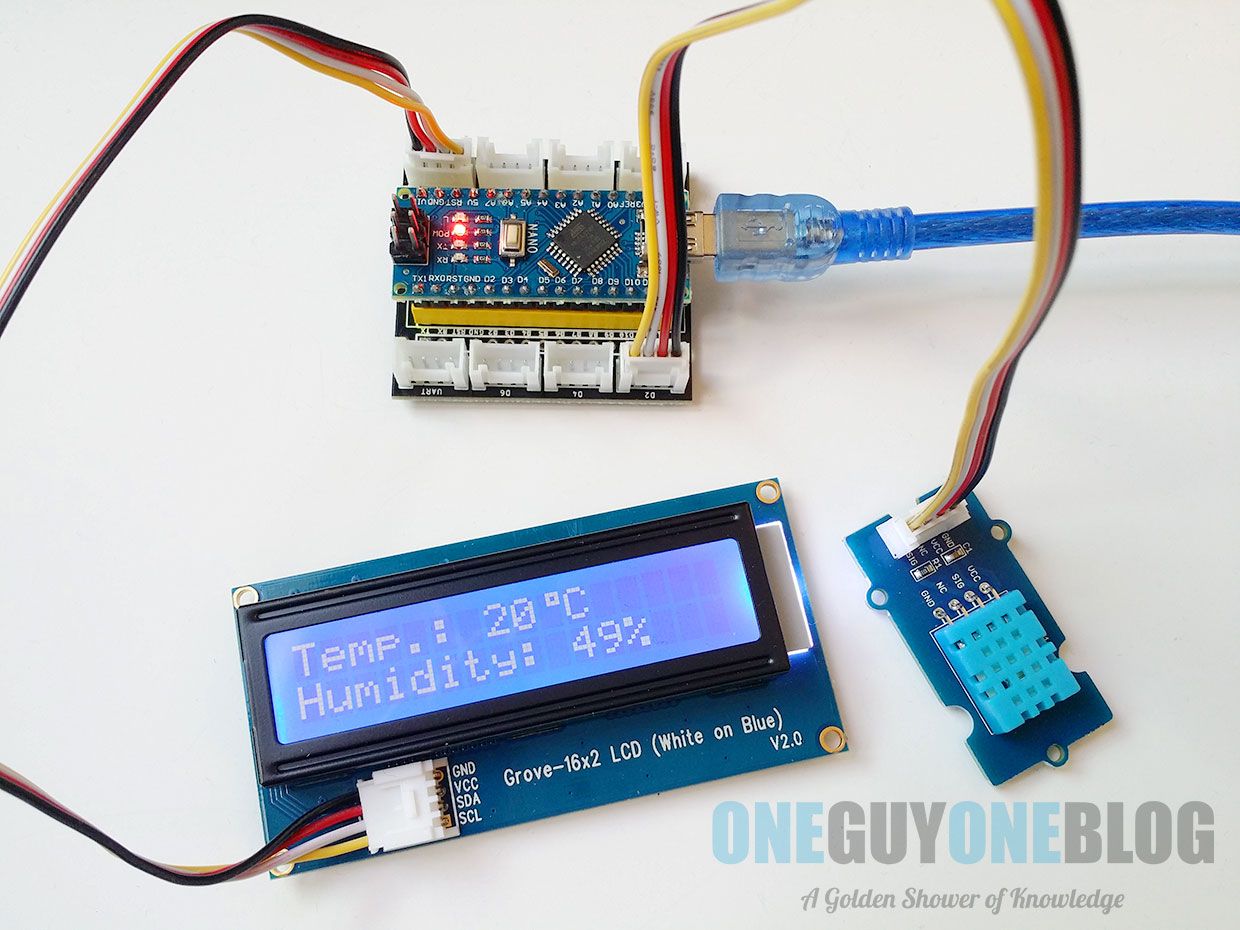 Grove For Arduino Temperature Humidity Display Arduino Hygrometer Scherm Grove For Arduino Temperature Humidity Display Arduino Hygrometer Scherm