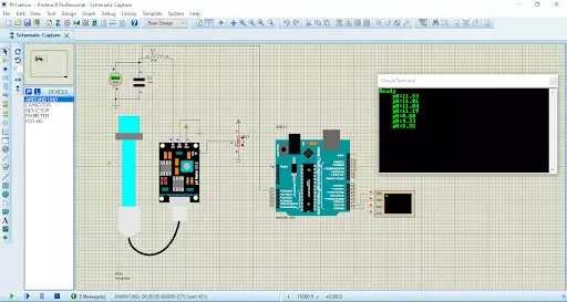 pH Sensor Library for Proteus