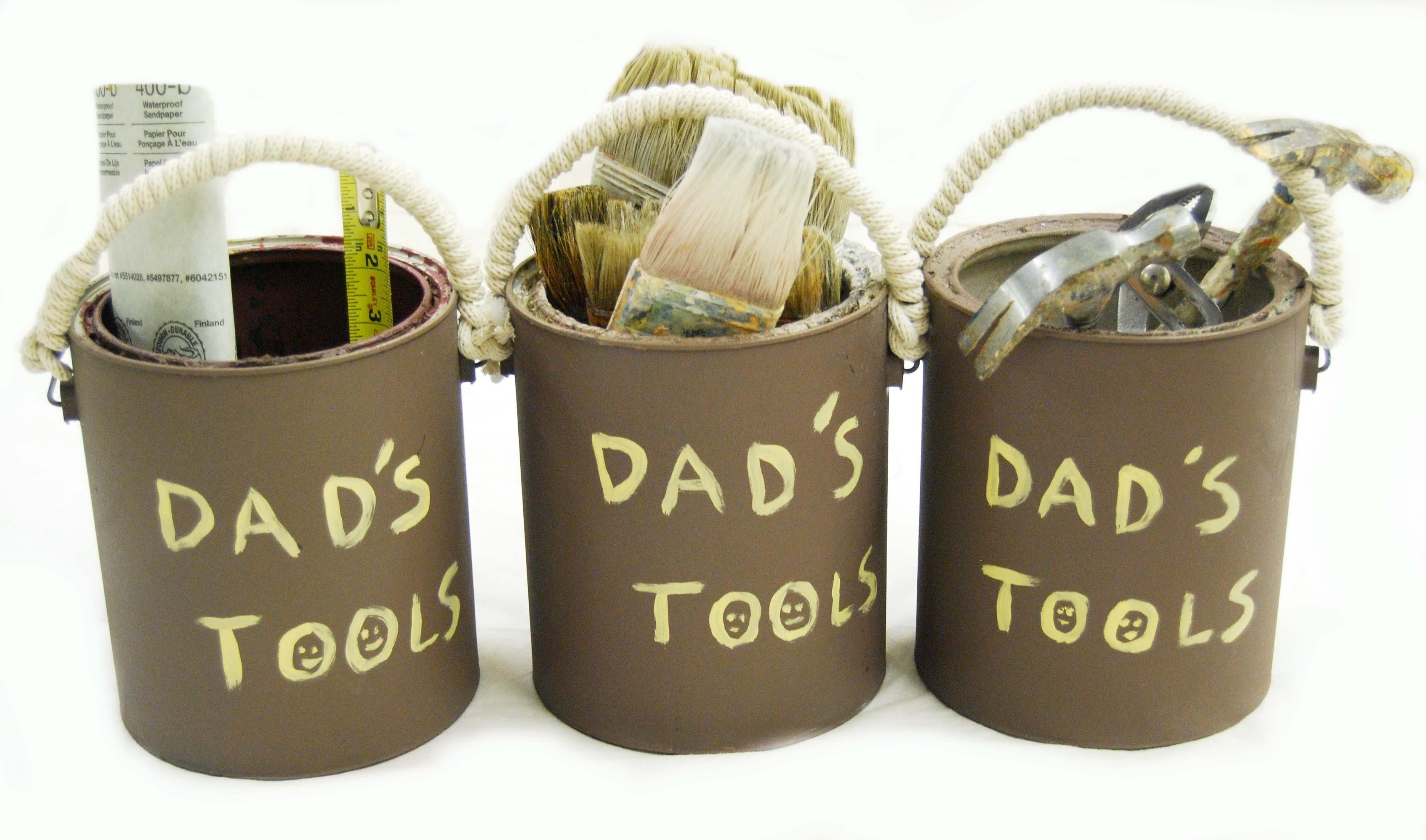 Color Buzz Fathers Day Diy Gift Recycled Paint Can Tool Color Buzz Fathers Day Diy Gift Recycled Paint Can Tool