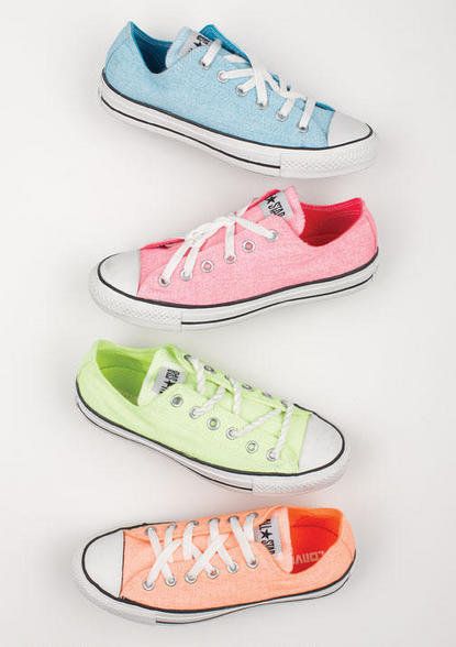 bright colored converse